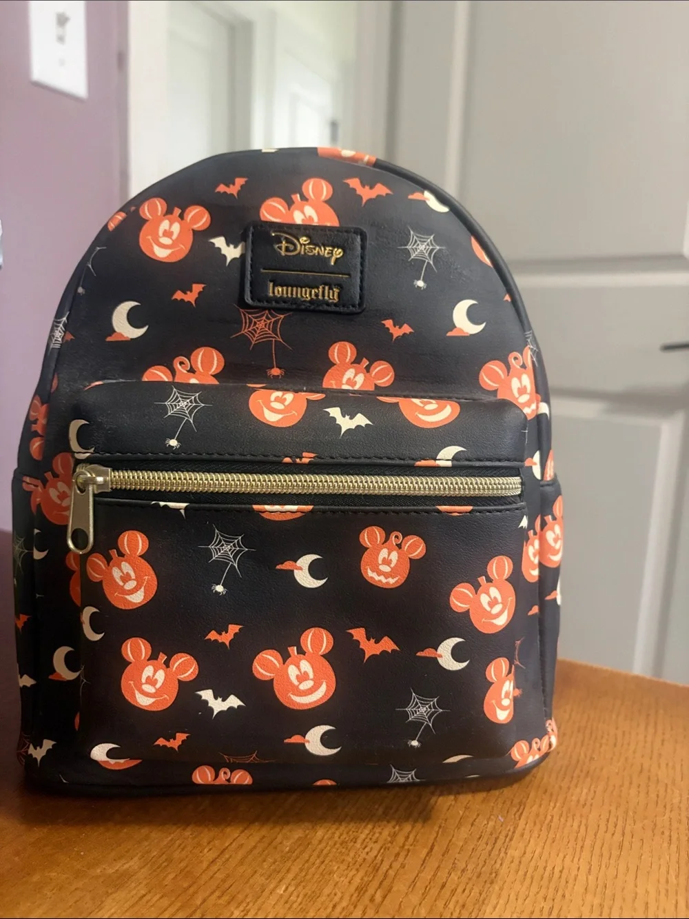 Loungefly Disney Halloween Backpack Black & Orange